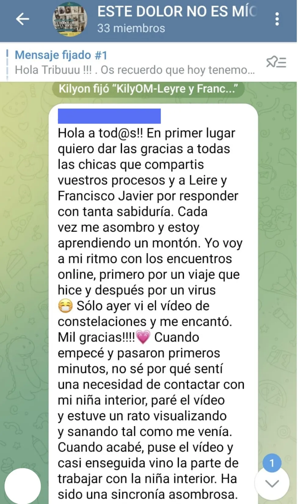 Testimonios Talleres KilyOM